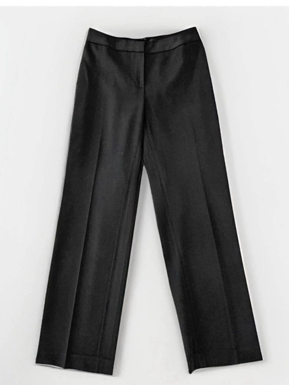 St. John Sport Black Straight Leg Dress Pants Size P / 2 Classic Quiet Luxury